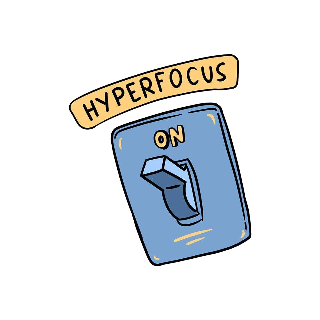 Hyperfocus Sticker